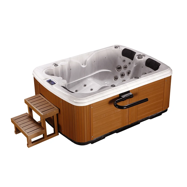 Wholesales plug and play hot tub inflatable spa 2 person hot tub swim spa hot tub