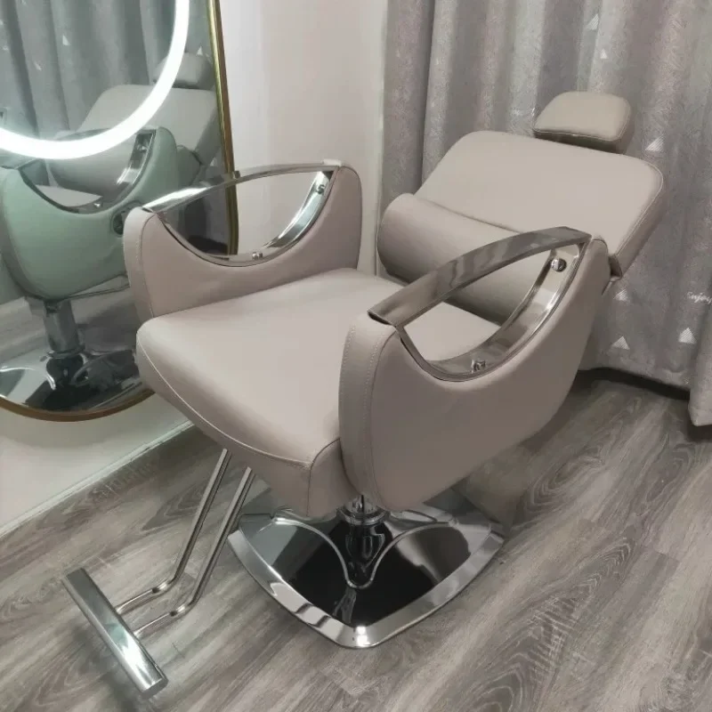 Manicure Pedicure Salon Chair Mirrors Hairstylist High Professional Makeup Stool Beauty Furniture Barber Shop Wheel Hair Wash