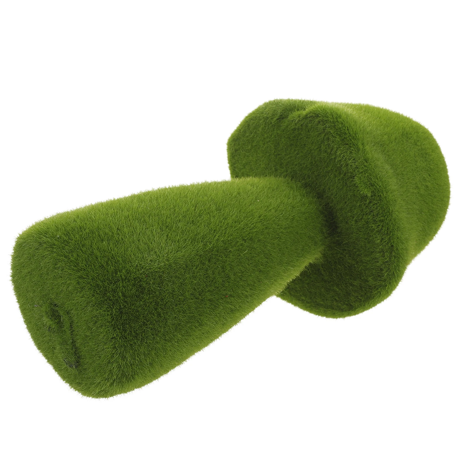 

Simulated Moss Decor 23cm Green Figurine Cute Realistic Fake Mushrooms Garden Lawn Statue Outdoor Yard Decorations