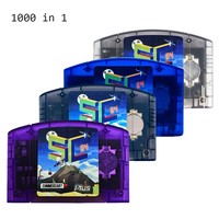 SC64 1000-in-1 Retro Game Cartridge for N64 Console Region Free NTSC PAL JAP Version with Battery save 64 Bit