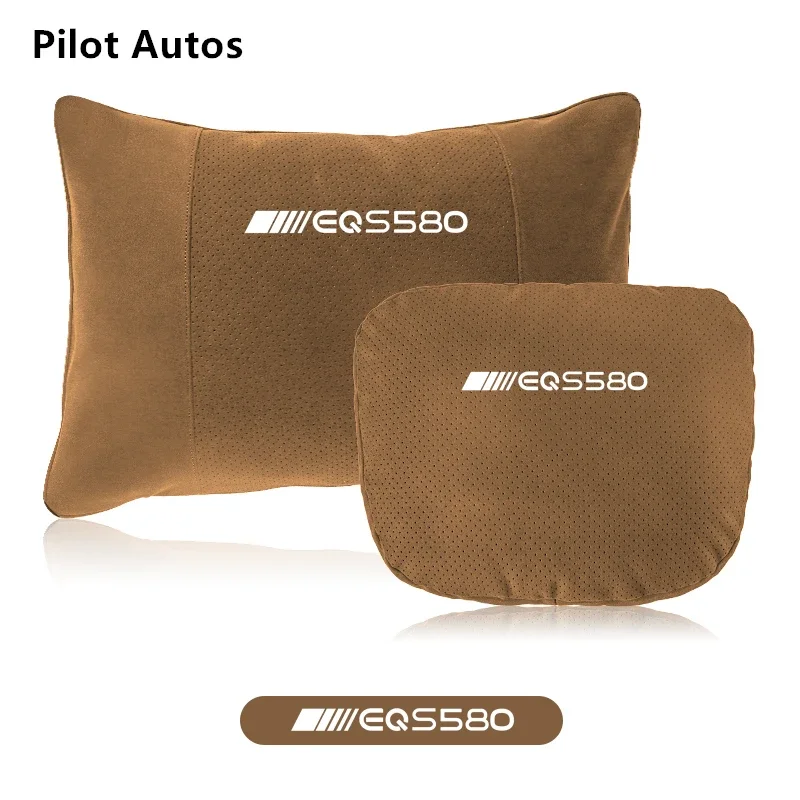 For Mercedes Benz EQ EQS 580 EQS580 Car Headrest Waist Pillow Neck Rest Seat Headrest Driver Lumbar Support  Memory Cotton