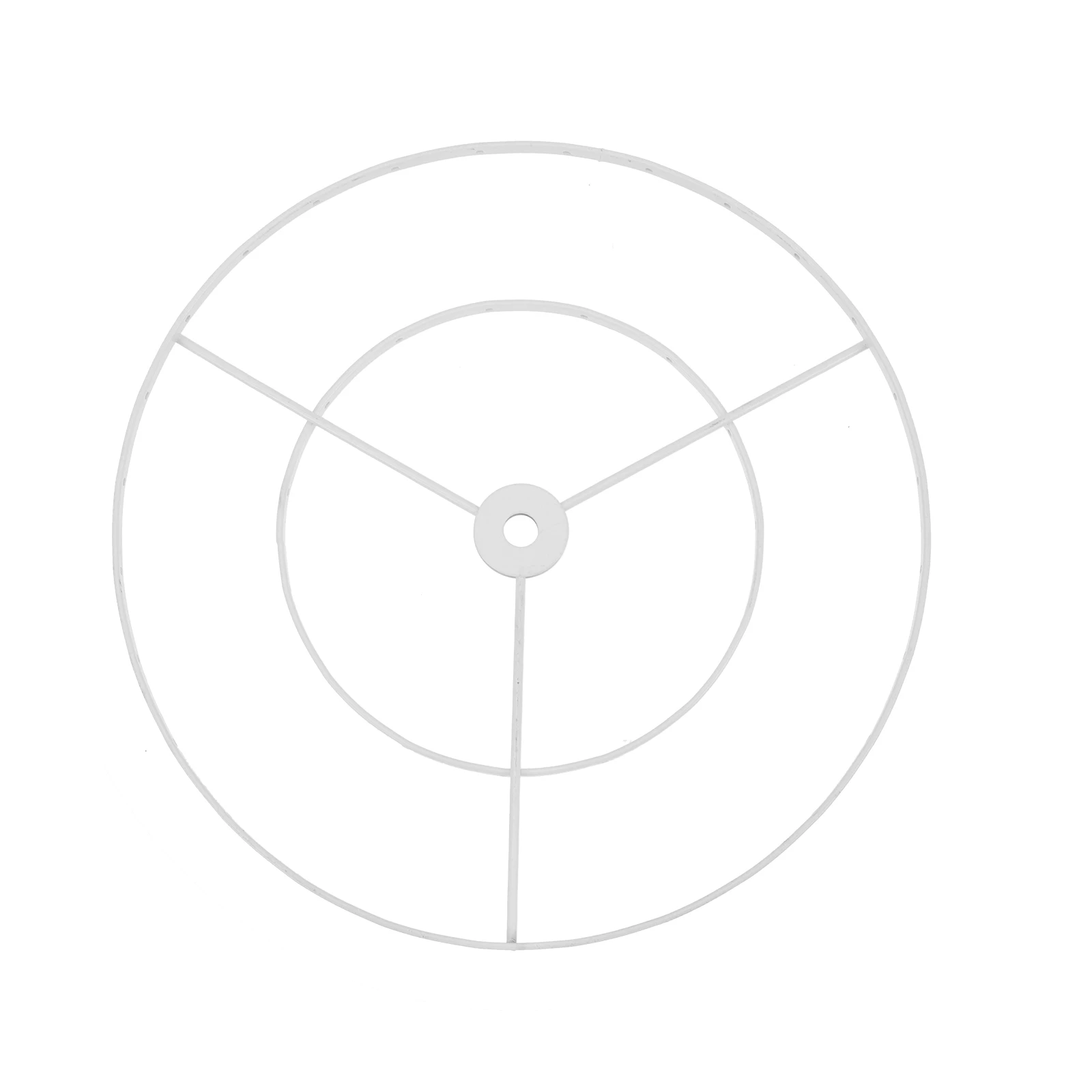 

25Cm Double Layer Lampshade Frame For Pendant Light Chandelier Crystal Lamp Holder Shade Ring Fitter Metal Ring Support Wire