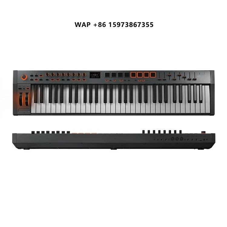 Midiplus X6 MAX Semi-weighted Controller 61 Keys Music Synthes Professional Arranger Stage Music Production Midi Keyboard