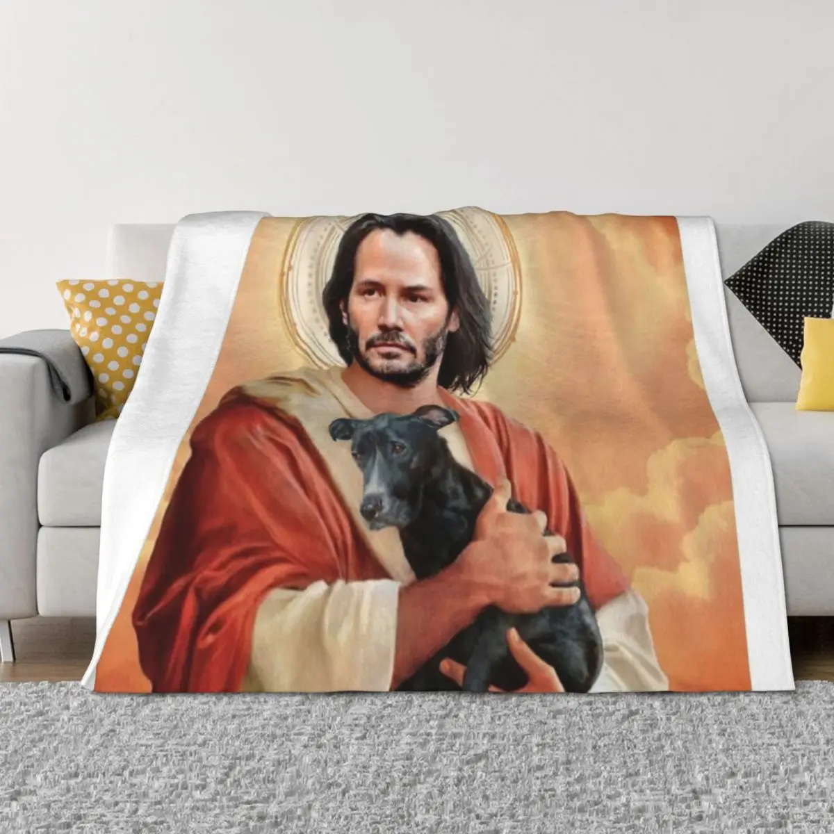 

the lord Throw Blanket Cute Plush christmas gifts Plaid Blankets