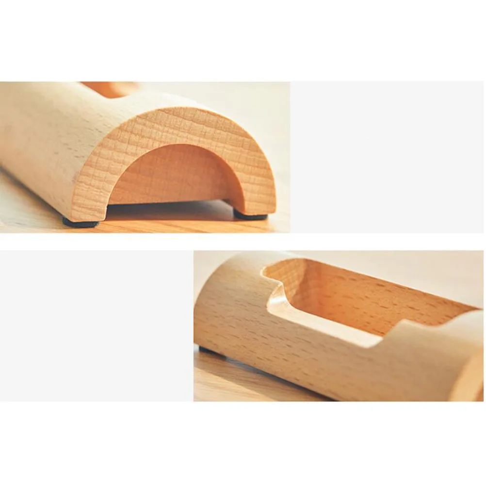 

Solid Wood Business Card Holder Office Stationery Case Organizer Desk Accessories Storage Box Visiting Name