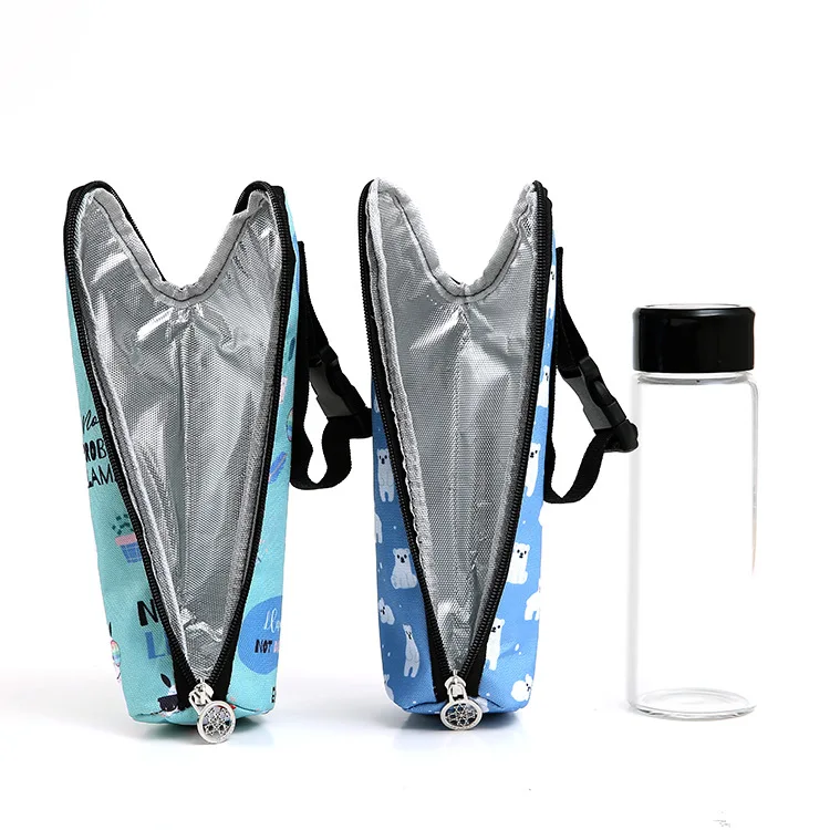 

Baby Bottle Warmer Bag Portable Infant Feeding Bottle Aluminum Foil Insulation Stroller Hanging Bag Insulated Bottle Holder