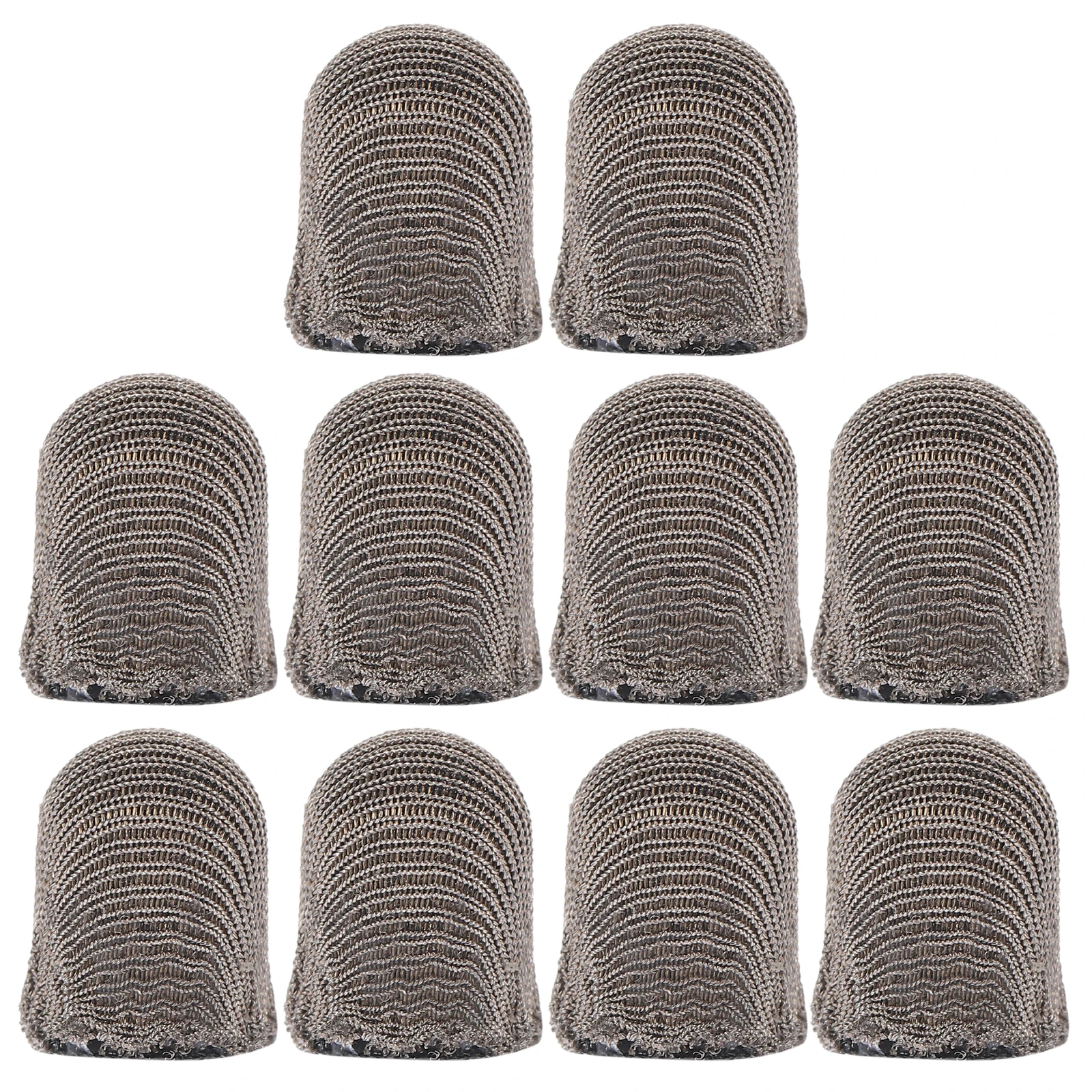 

10 pcs 10 Conductive Tips 8.0mm*10mm Stylus Replacement Touchscreen Pen Parts Durable Silver Fiber Touch Screen Pen Tips For