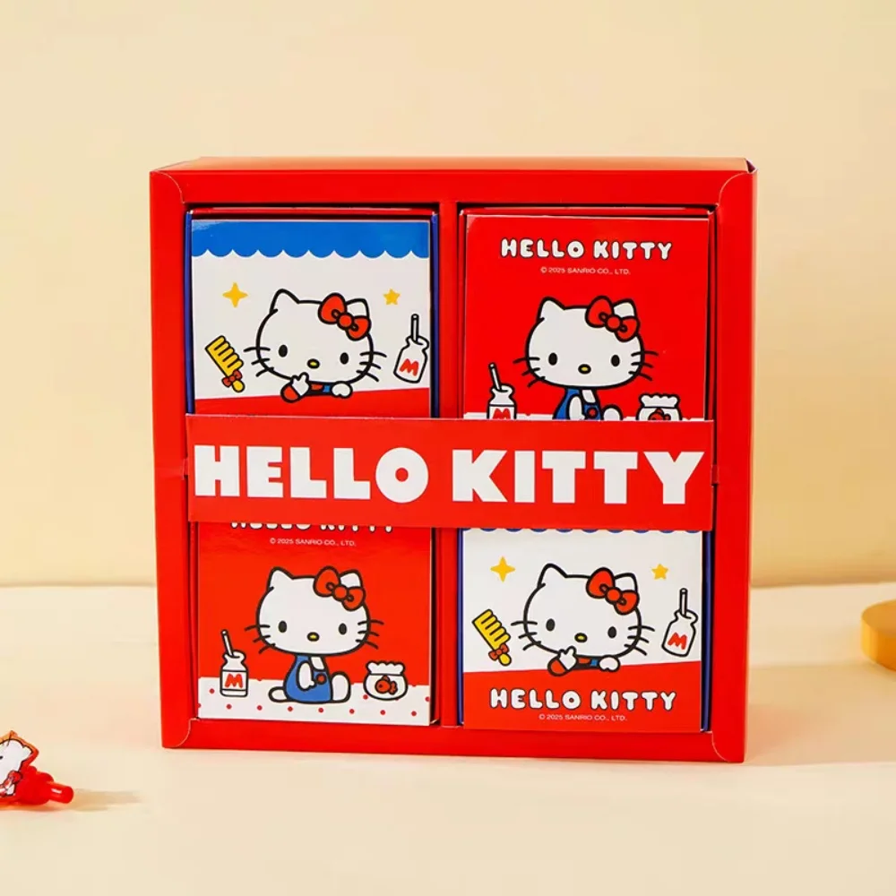 250Sheets Genuine Sanrio Hello Kitty Sticky Notes Cartoon Kt Cat Notepad Memo Pads Office Message Sticker Study Stationery Gifts