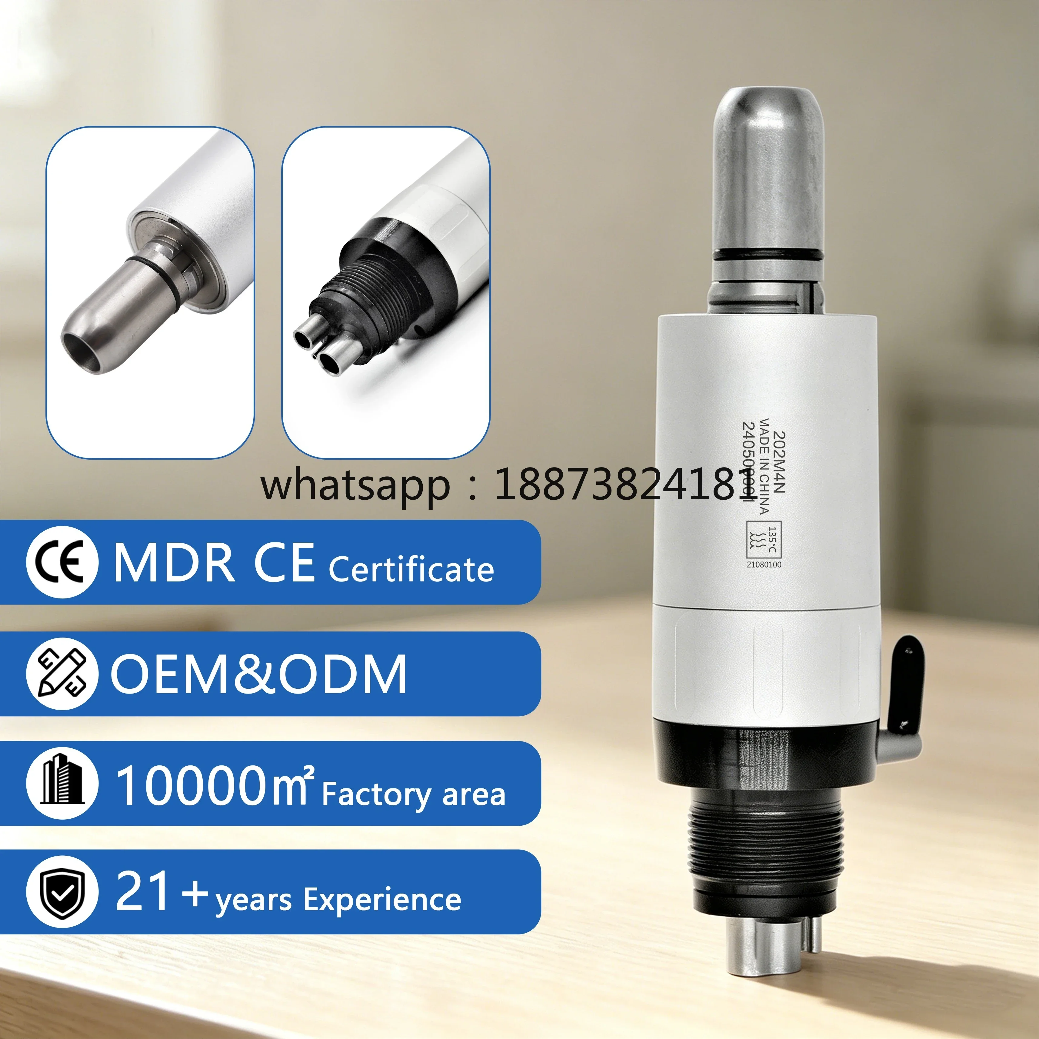 Handpiece  Air Motor External Water Low Speed Handpiece Motor  Turbine Medical Product fast shipping
