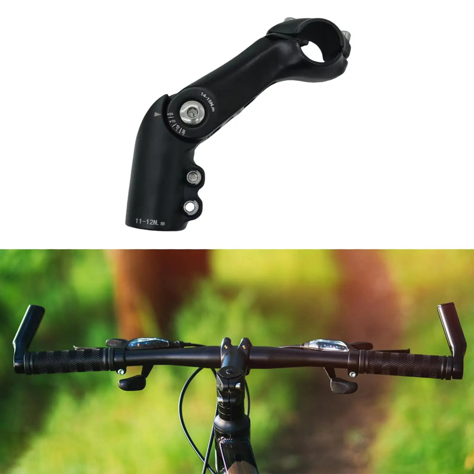 

Mountain Bike Stem Accessories Replace Practical Easy to Install Professional Reliable Bicycle Handlebar Stem Extender Riser