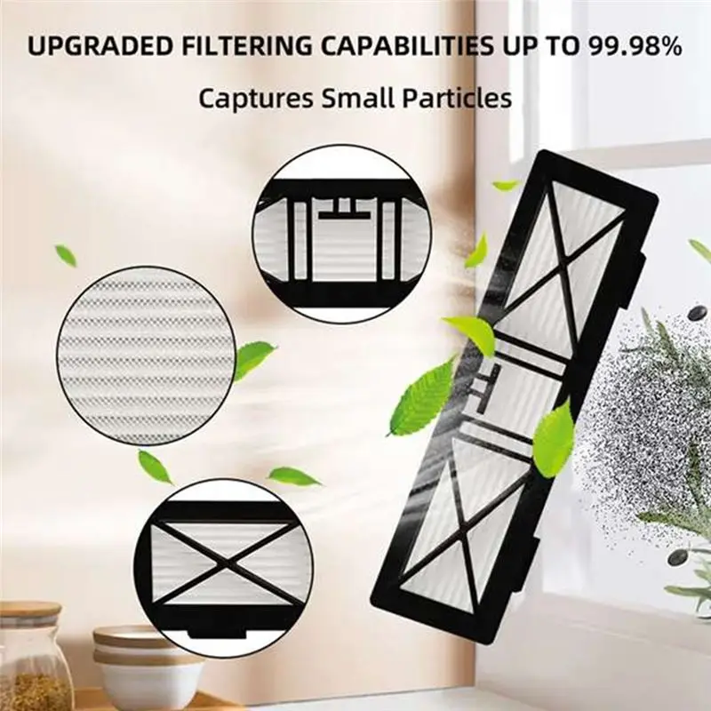 AT02-5 Pcs For Neato Botvac Connected D10 D9 D8 D3 D4 D5 D6 D7 D Series D75 D80 D85 Parts Main Side Brush Ultra Filter