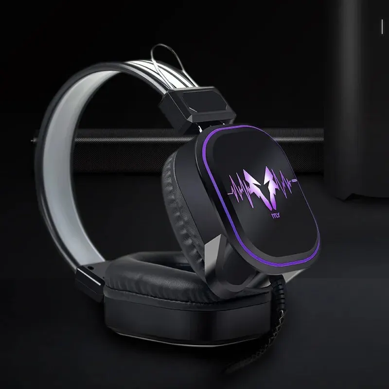 DS-100 Luminous Game PUBG Headphones Computer Laptop Headset Subwoofer Music Headset