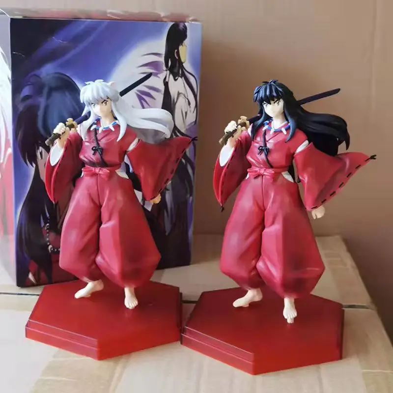 

Sengoku Otogi Zoshi Inuyasha Tenseiga Black White Hair Finale Standing Pose Boxed Figure
