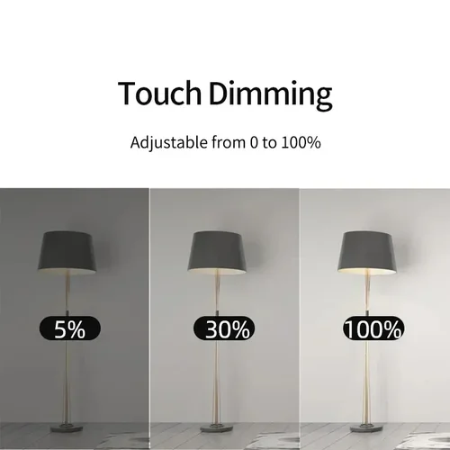 Imagen 2 del producto TNCE-atenuador inteligente con WiFi, interruptor de luz táctil inalámbrico, Control por voz, funciona con Alexa y Google Home