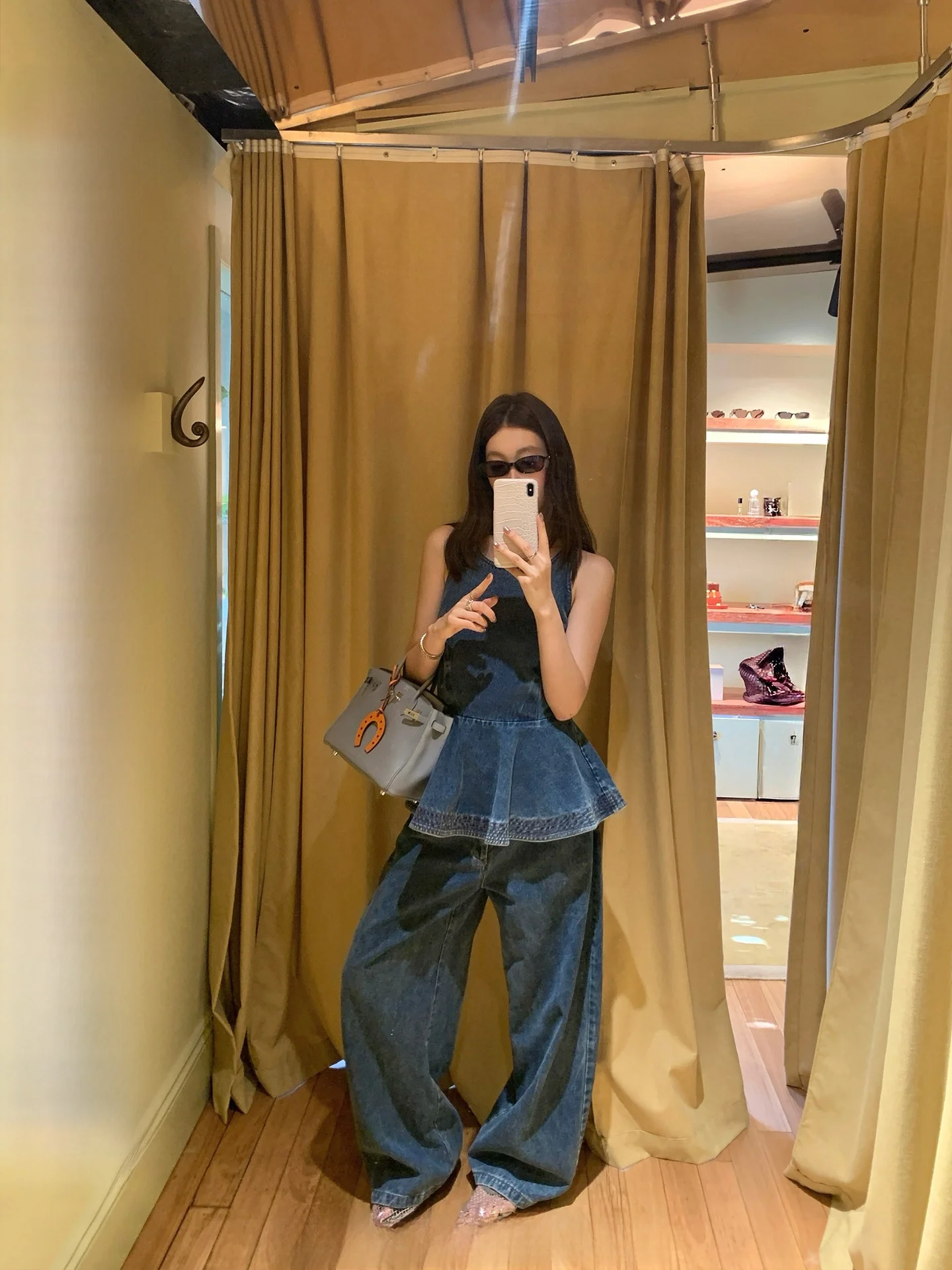 

Ranwear Rio Holiday 80% Linen Sleeveless Waist-Cinched Wide Leg Pants Two Versions Set Casual Summer Fashion Women's Suit