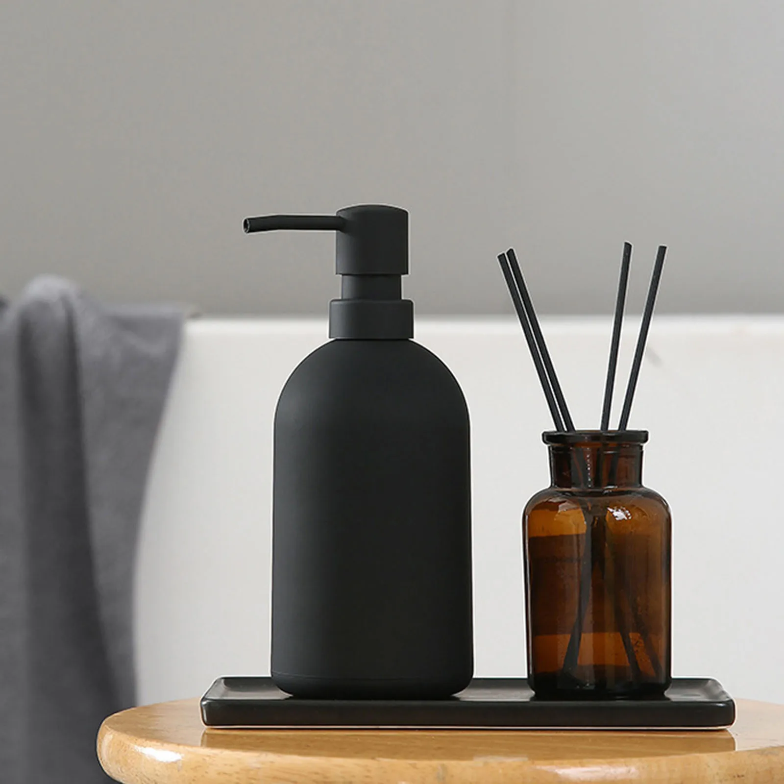 Black Soap Dispenser Empty Soap Dispenser Home Simple Styles Lotion Dispenser