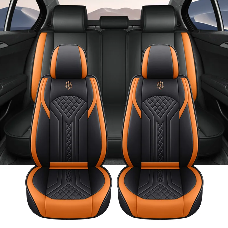 Five-Seat Universal Car Seat Covers, Suitable for All Seasons and Most Vehicles.