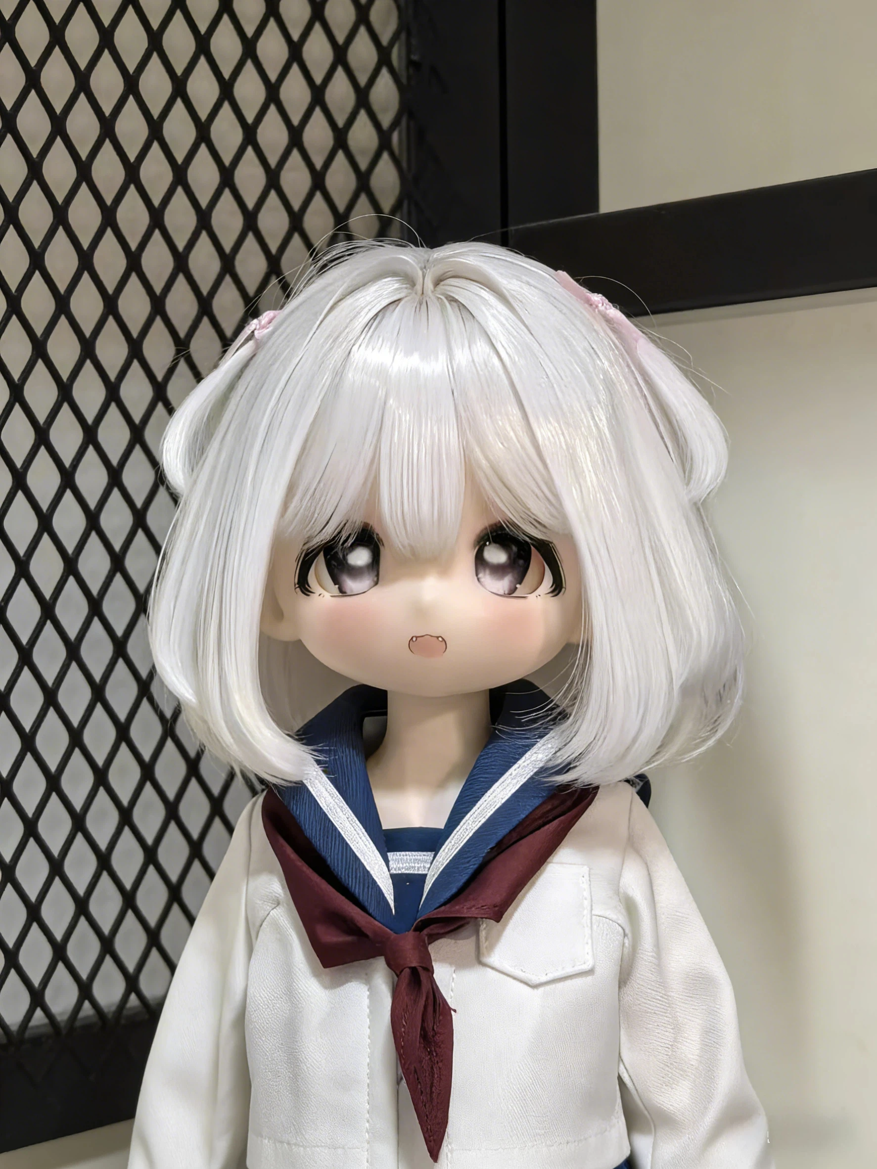 BJD Doll Hair Wig Short Hair Ready Made Heat Resistant Fiber 1/3 1/4 1/6 SD MSD YOSD Dollfie Inward Curl Bangs