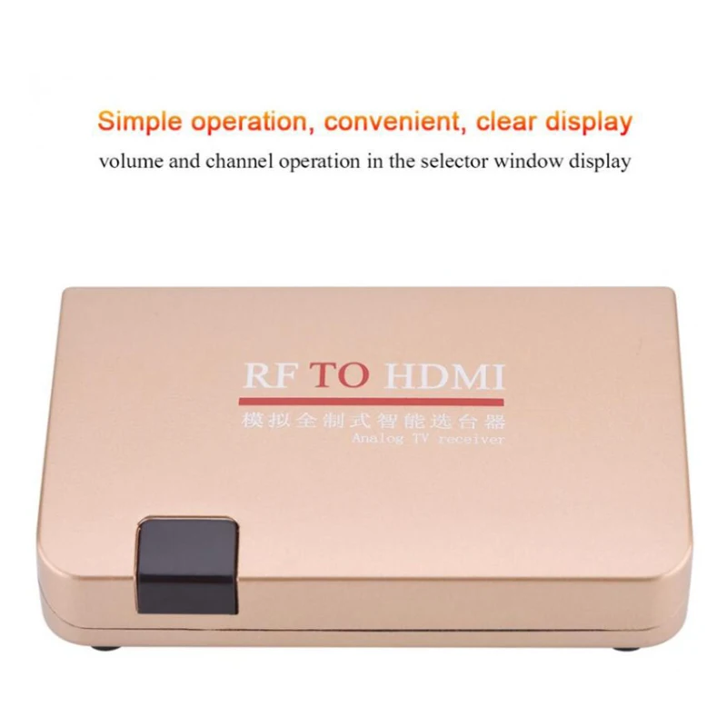 Analog TV Receiver Intelligent Converter digital program selector RF to HDMI-compatible full intelligent System Selector HDTV