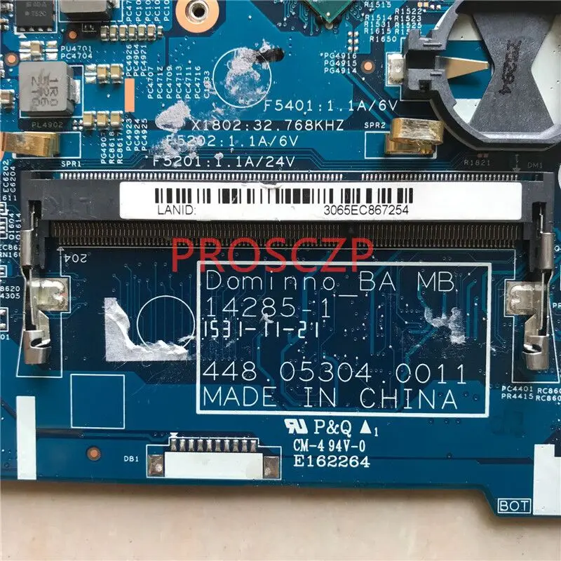 448.05304.0011 Mainboard For ACER ES1-512 ES1-531 EX2519 Laptop Motherboard 14285-1 With SR29E N3700 CPU 100% Full Tested Good