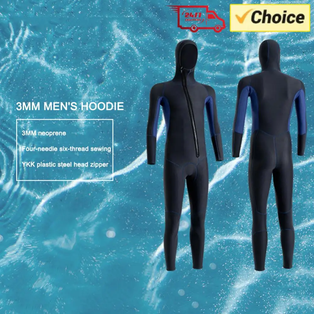 

Неопреновая защитная одежда для дайвинга с капюшоном, унисекс, для снорклинга, серфинга, плавания, защита от холода, эластичная, устойчивая к царапинам, аксессуары для активного отдыха