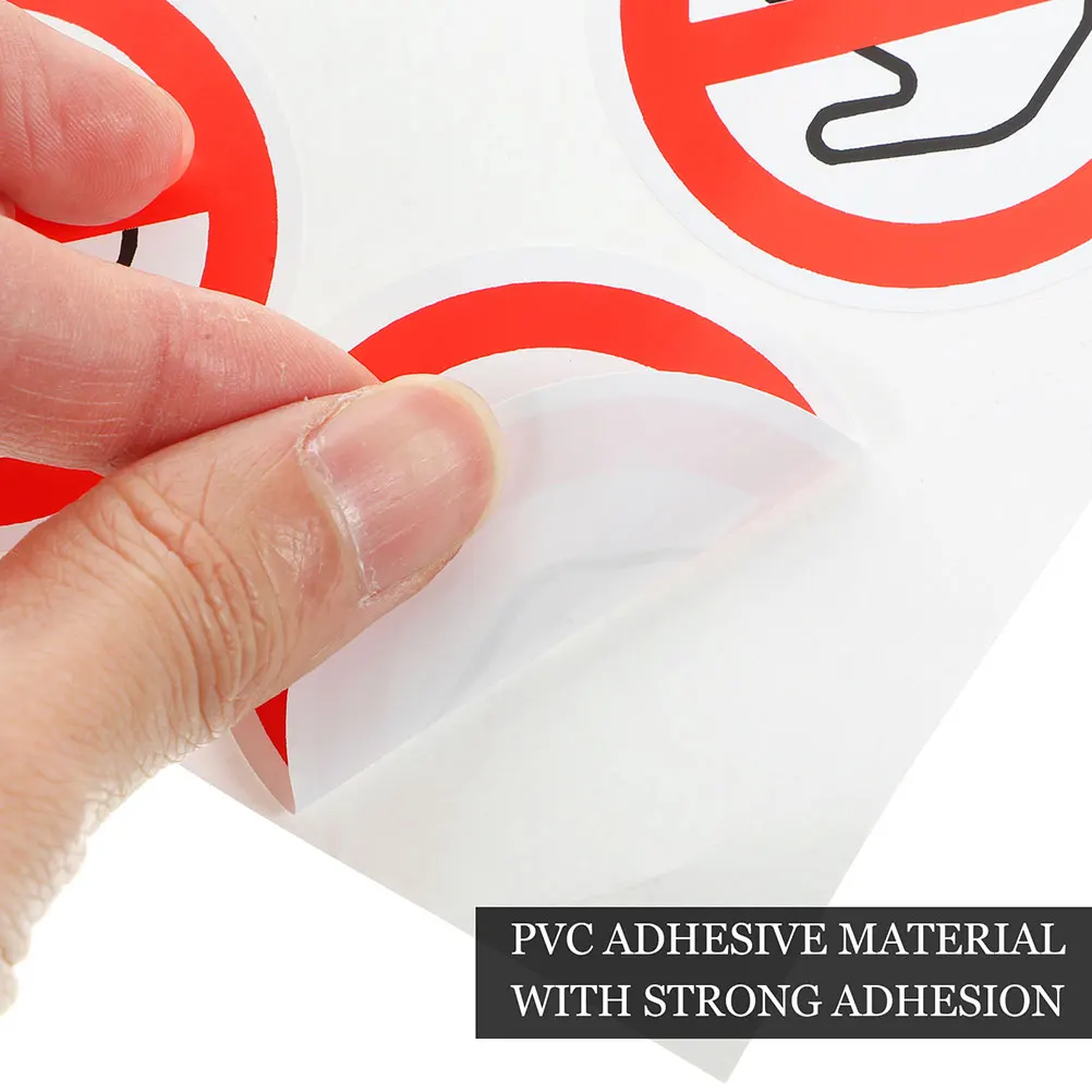 

10pcs Warning Stickers Safety Labels Machine Decals No Caution Sign Do Not Touch Sign Touch Signs Adhesive Vinyl