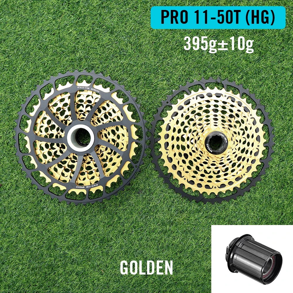 SPEDAO 12速MTBカセット 10-52T 10-50T 11-50T XD HG フリーホイール