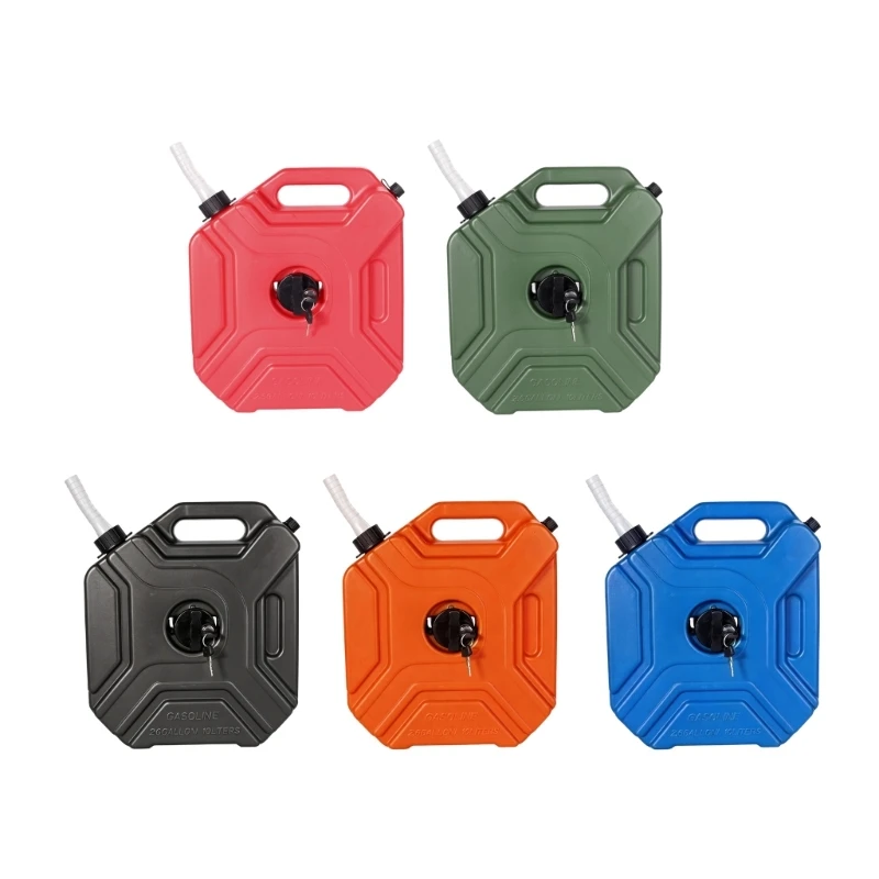 10L Motorcycle Container Safety Lock Mounting Container Side Box for Outdoor Road Travel Emergencies H9EE