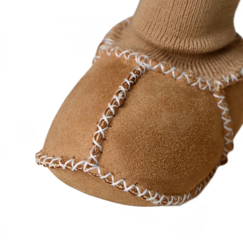 Bottes en Fourrure pour Bébé Garçon et Fille, Chaussures d\'Hiver Légères pour Poussette, Nouvelle Collection 2023