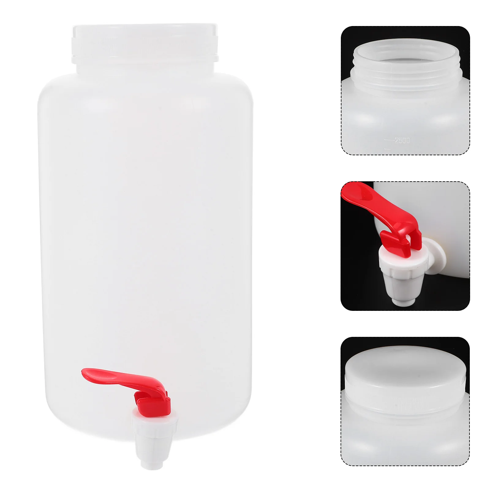 

Laboratory Reagent Bottle Plastic Dispensing Bottle Spigot Container Leakproof Transparent Water Storage Jug Lab