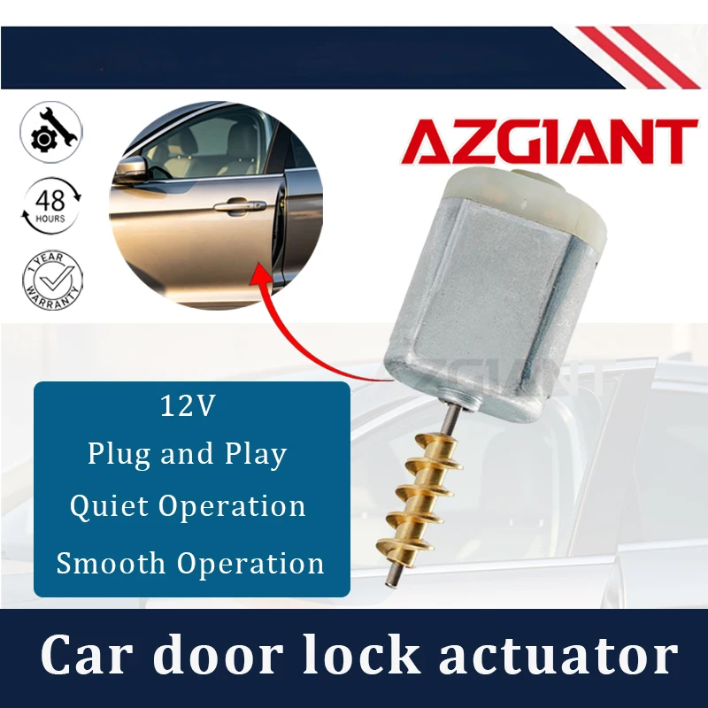 AZGIANT Car replacement door lock motor Motor Central Locking Motor For 2000-2005 Ford Focus MK1 12V Heavy Duty car gadgets