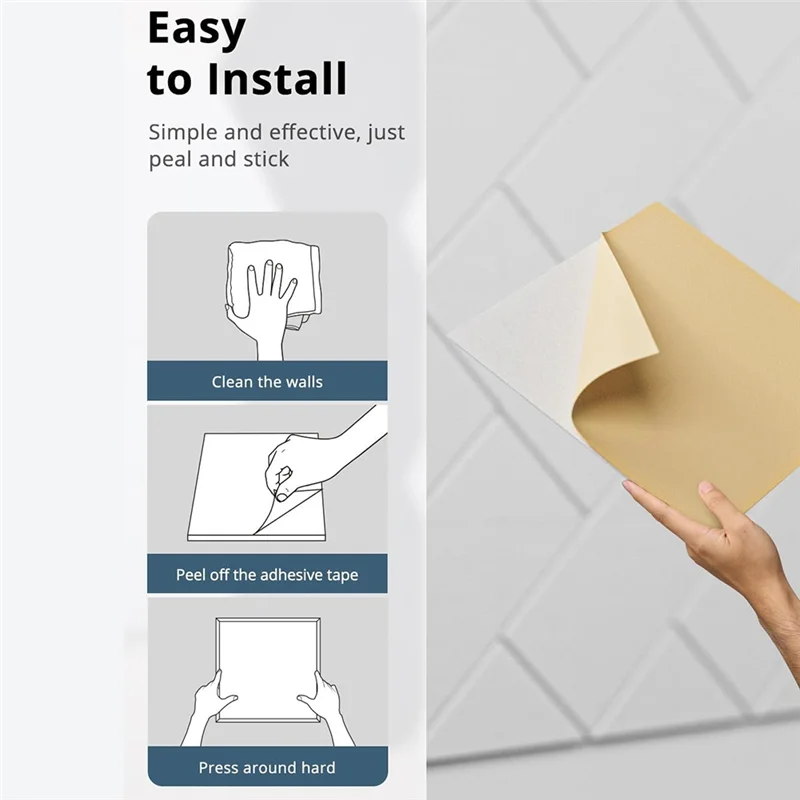 

NALFI-12 Pack Self-Adhesive Acoustic Panels,12 Inch X 12 Inch X 0.4 Inch Soundproof Wall Panels Splicing Design,For Walls Home