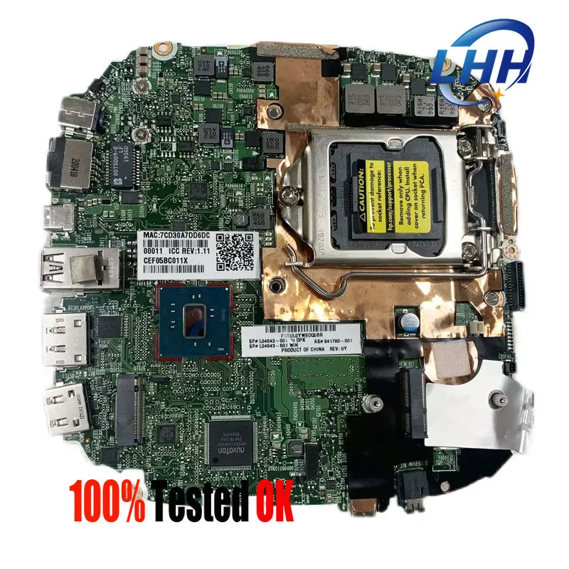 6050A2790001 notebook mainboard For HP Elite Slice G1 laptop Motherboard