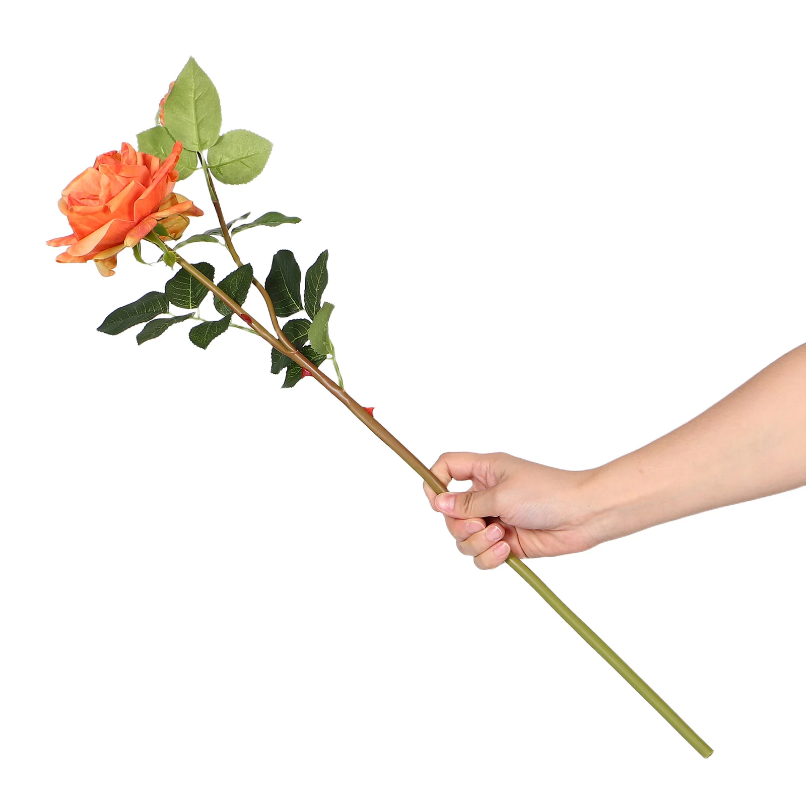 

3pcs Touch Artificial Roses with Stems for Centerpieces Decoration Plastic Silk Rose Flowers Bride Fake Bouquet