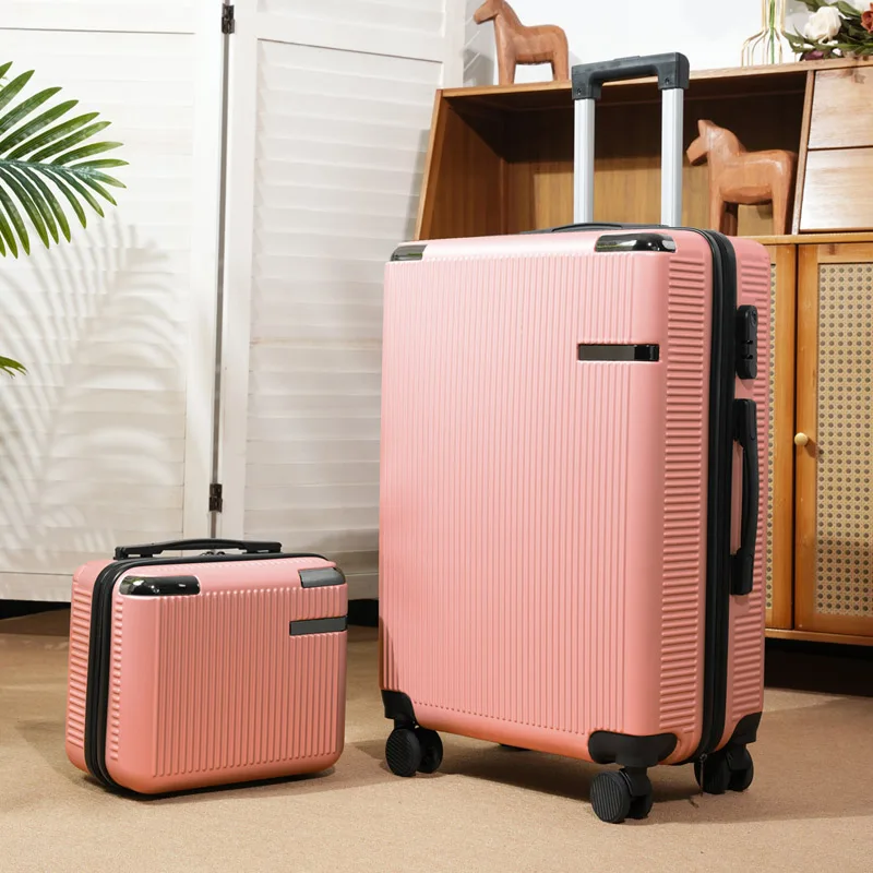 ABC Bolsa de viaje para equipaje de 20/24 pulgadas Maleta ligera Equipaje Antiarañazos Fácil de llevar a mano Robusto  