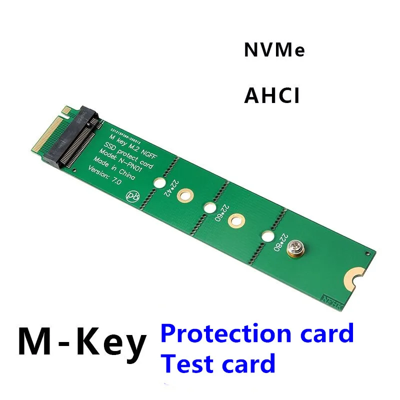 M.2 SSD Testing Tool Protection Extension Card M.2 M-KEY Test Board for NVME AHCI 2230 2242 2260 2280 SSD