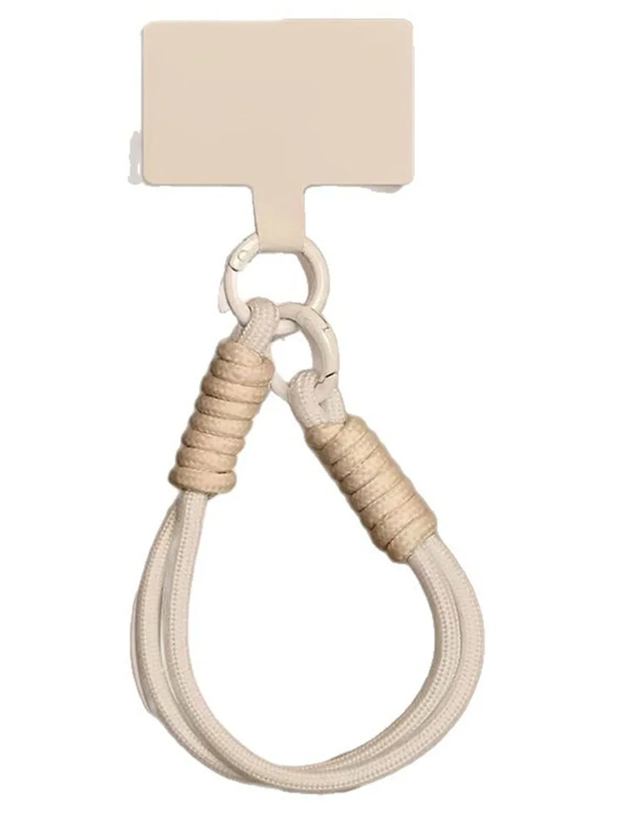 Pendentif de lanière de téléphone Portable pour pendentif, peut être Portable, facile à transporter, bracelet avancé, couleur unie, porte-clés court, chaîne de sac