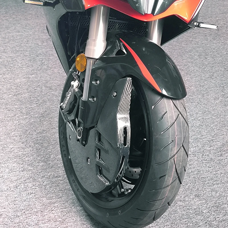SEMSPEED Carbon Fiber Brake Disc Cover For QJmotor SRK 800RR/800RS Motorcycle Accessories