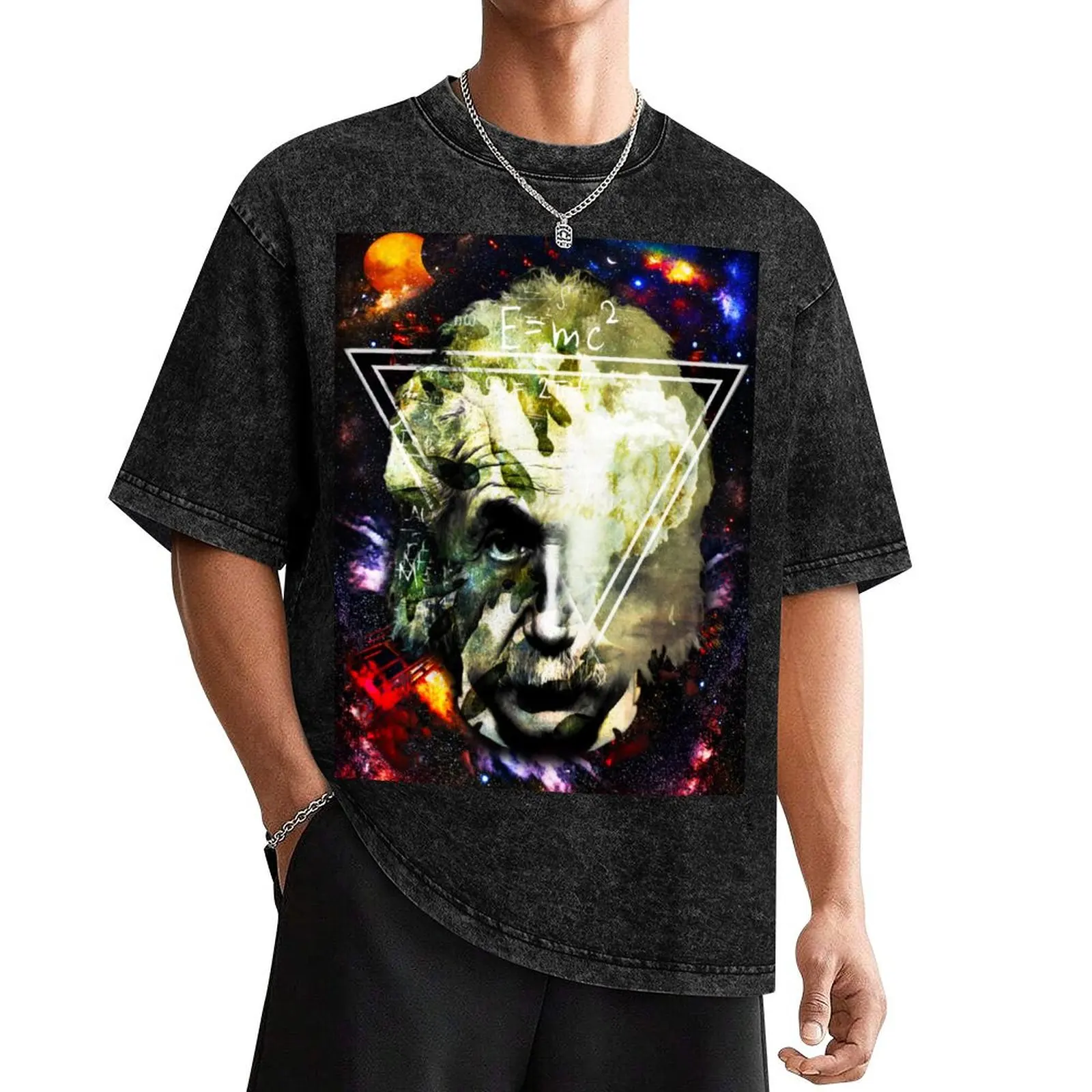 

Einstein T-Shirt funny meme t-shirts oversized graphic tee sweat shirts, men