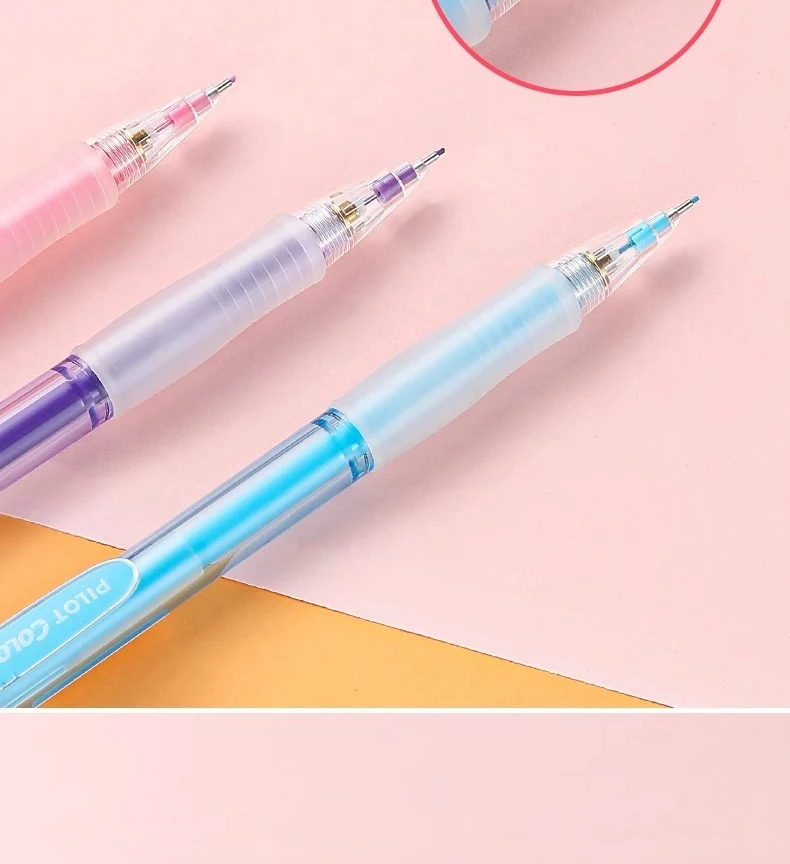 8 stücke PILOT Farbe Druckbleistift Set 0,7mm HCR-197 Löschbaren kinder Zeichnung Farbe Blei Kern PLCR-7 Schule Kunst schreibwaren – Detail 6