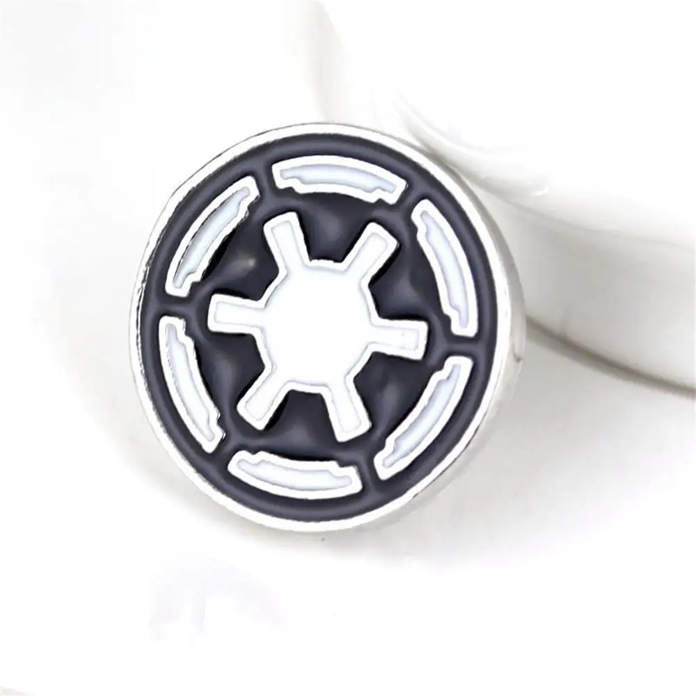 Star Wars Enamel Pin Galactic Republic Logo Metal Badge Brooch Jewelry Accessories Clothing Backpack Lapel Pin Decoration Gifts