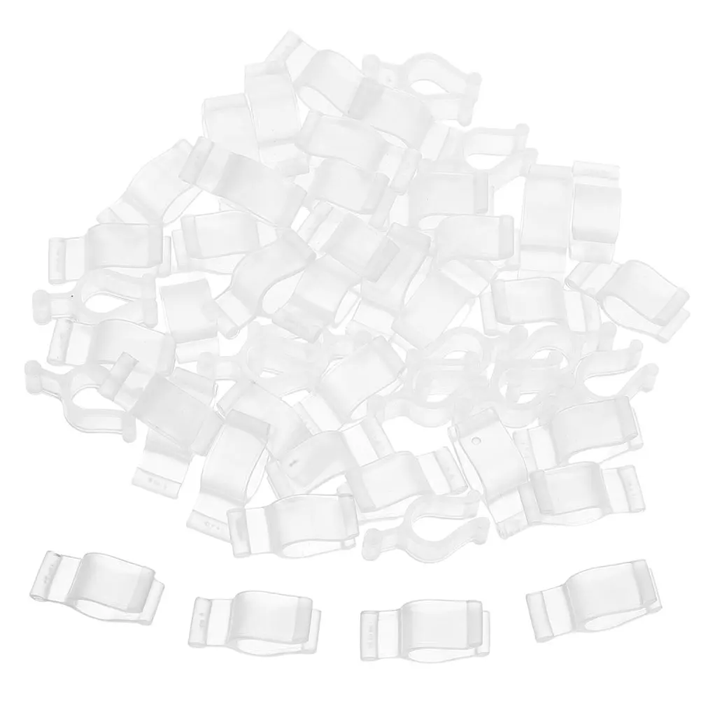 

100pcs Cleansing Oil Lock Clips Universal Plastic Lotion Bottle Accessories Durable Shampoo Dispenser Clamps Leakproof Makeup