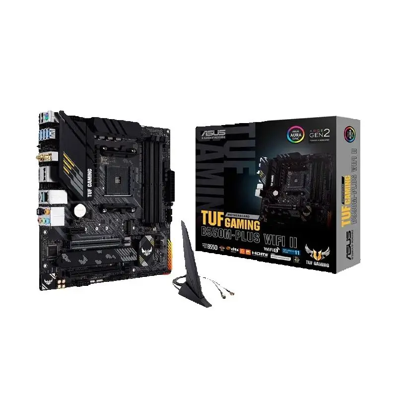 ASUS TUF GAMING B550M PLUS WIFI II New AMD B550 microATX motherboard Socket AM4