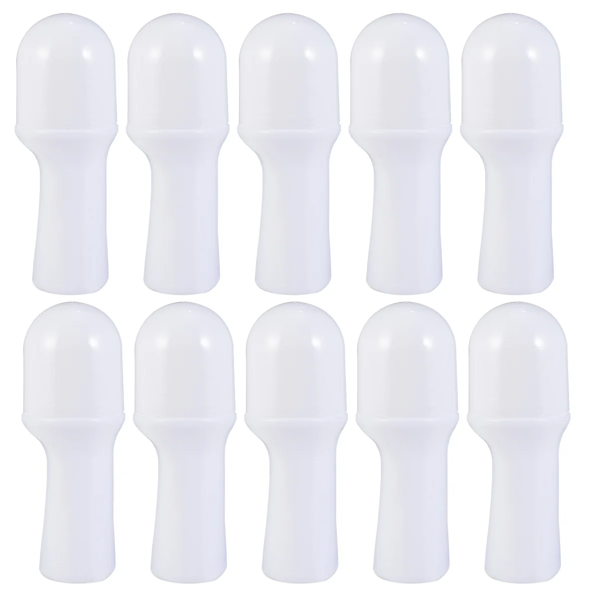 10 Pcs Roller Bottle Refillable Bottles Aromatherapy Oils Deodorant Roll-on Plastic Container