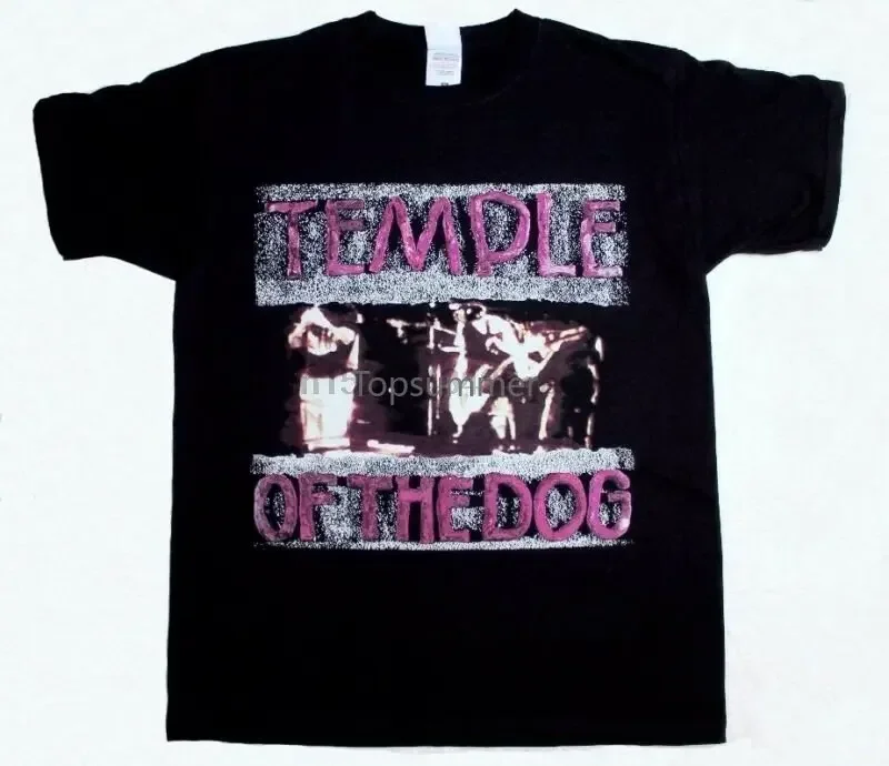 Temple Of The Dog'91 Grunge Soundgarden Chris Cornell New Black T-Shirt