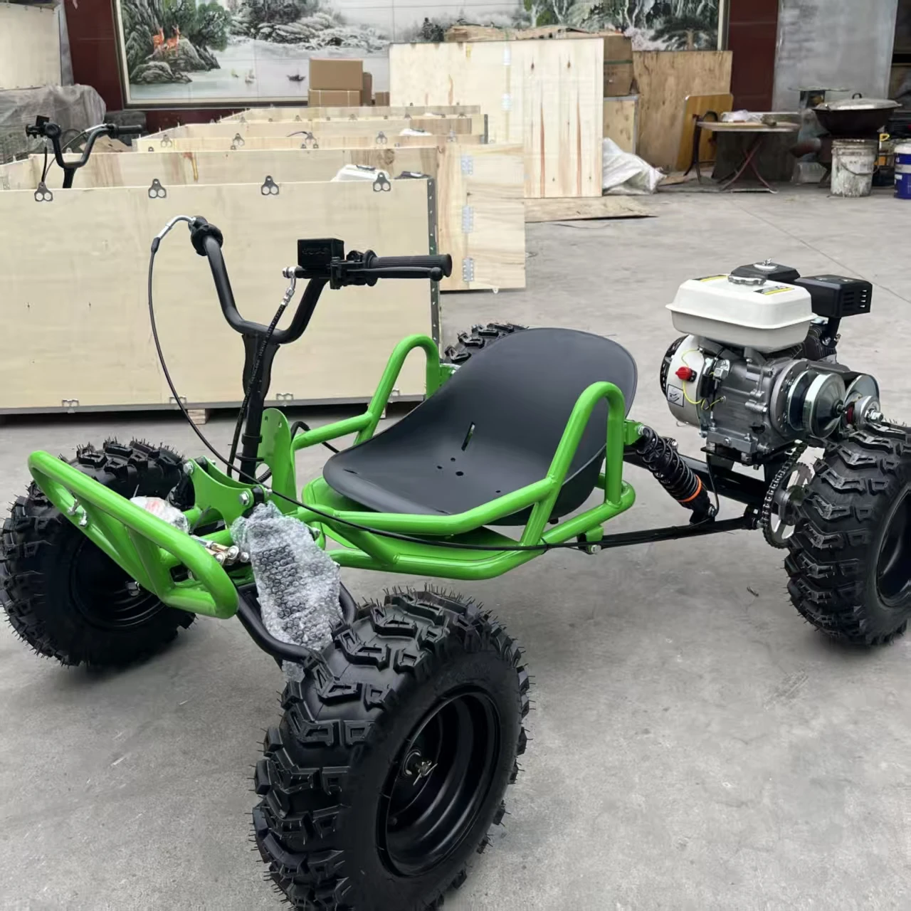 Hot sale drift go kart new design all terrain drift kart, 212cc four stroke 8-inch tires max 60km/h safe stable structure for ki