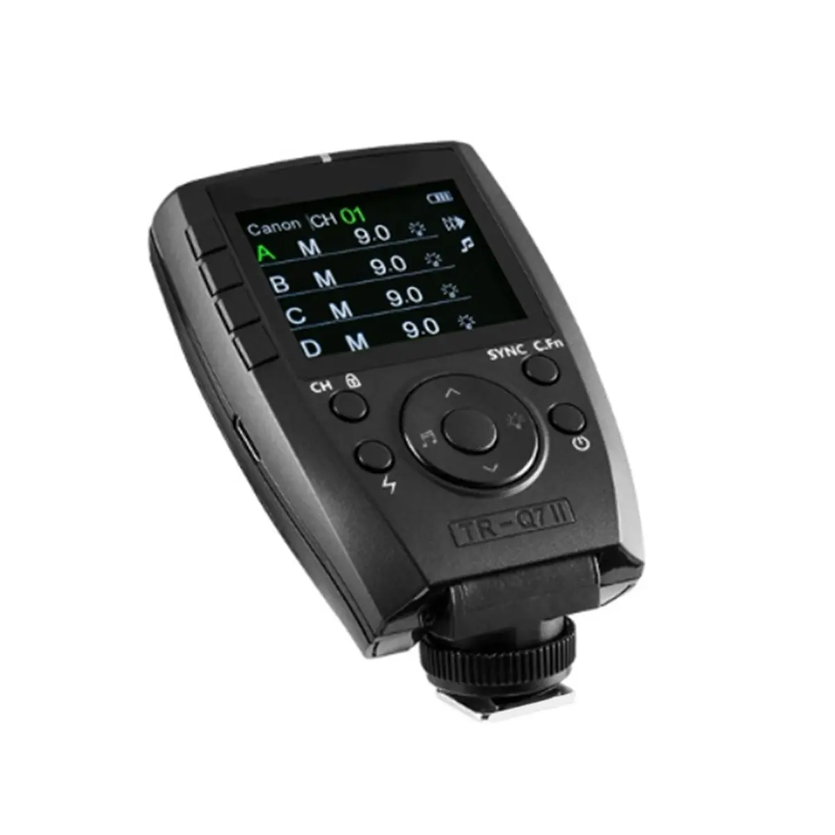 B21B TR-Q7II 2.4G Wireless Trigger Transmitter Speedlite Flash Remote Controller TTL Flash Trigger for Canon Nikon Olympus