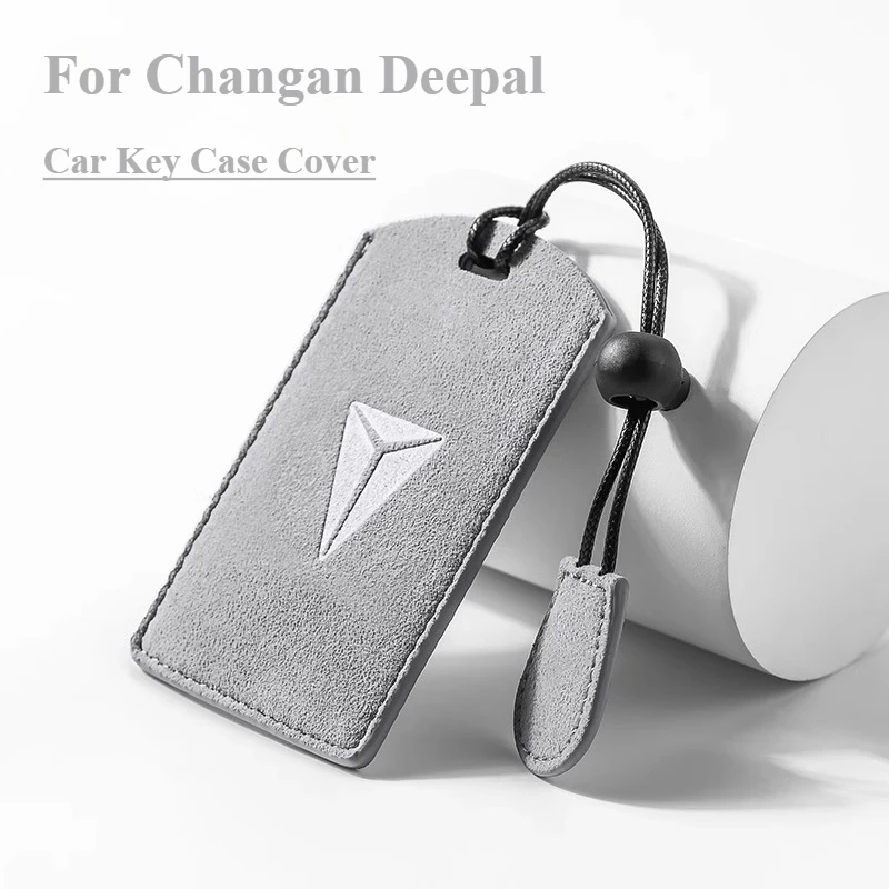 

Car NFC Key Case Cover For Changan Deepal Sl03 S7 Leather Keychain Shell Cover Fob Anti Scratch
