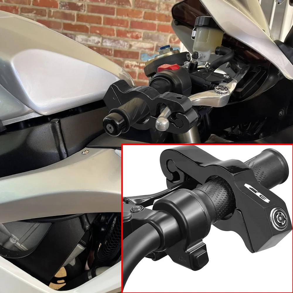 

Motorcycle Handlebar Lock Anti Theft Throttle Grip Clutch Brake Lock Adjustable Universal For Honda CB Motorbikes Moped Scooter