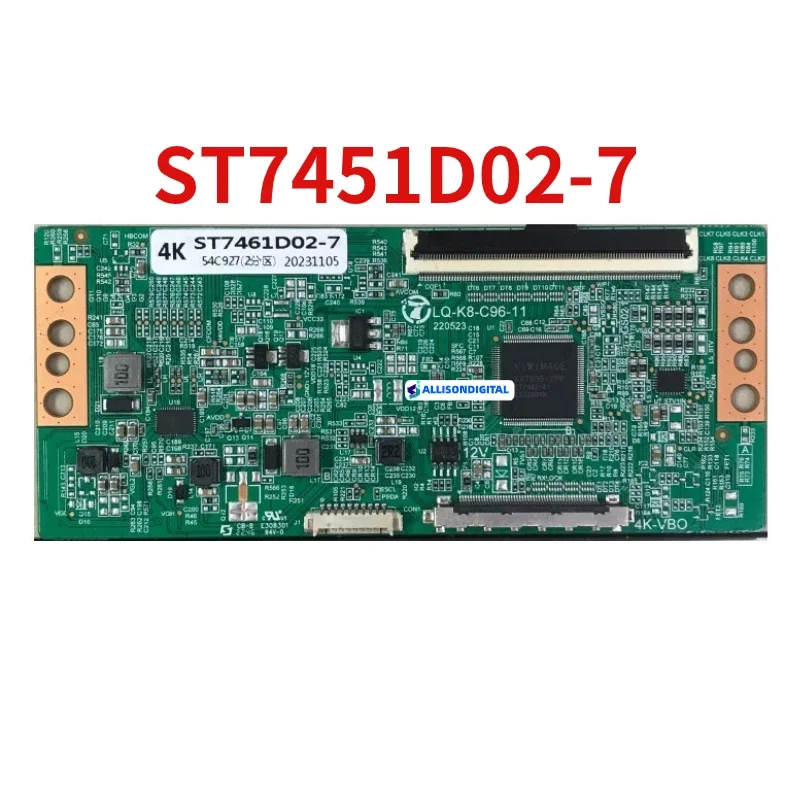 New Upgrade  ST7451D02-7 4K Logic Tcon TV Board